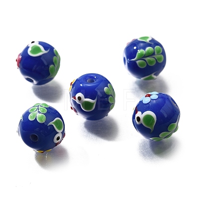 Handmade Lampwork Beads LAMP-K042-06C-1