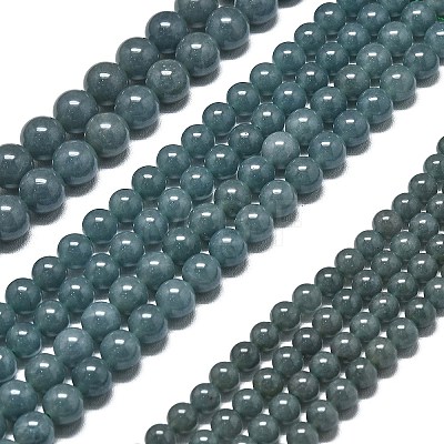 Natural Malaysia Jade Beads Strands G-L645-C01-8mm-09-1