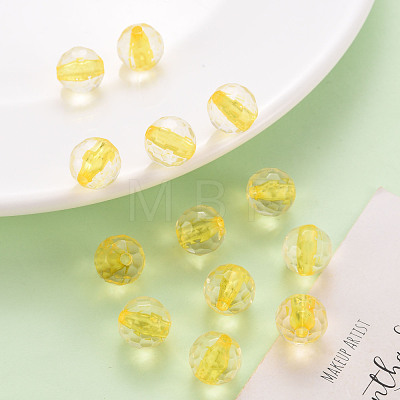 Transparent Acrylic Beads TACR-S154-10A-81-1