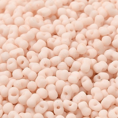 Glass Frosted Seed Beads SEED-K009-05B-07-1