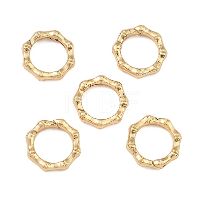 SHEGRACE Brass Spring Gate Ring XGRQ58951-757G-1