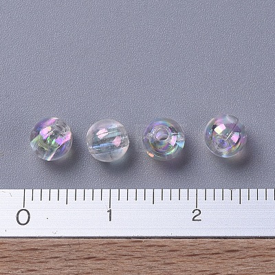 Eco-Friendly Transparent Acrylic Beads X-PL732-2-1