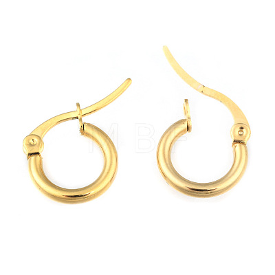 304 Stainless Steel Hoop Earrings EJEW-F105-36G-1