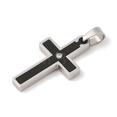 304 Stainless Steel Pendants STAS-G346-07EB-1