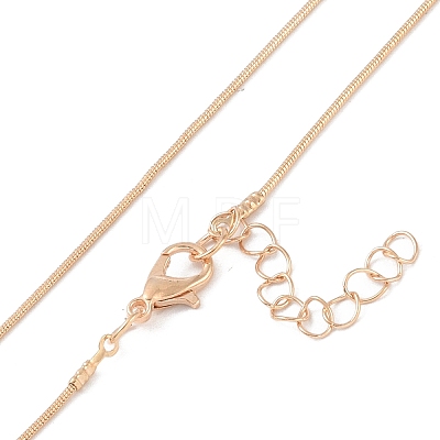 Alloy Snake Chain Necklaces NJEW-Z037-01G-1