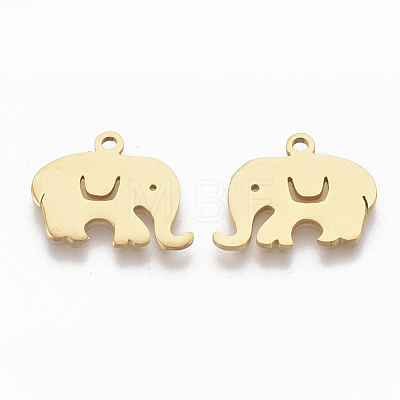 201 Stainless Steel Charms STAS-S079-118G-1