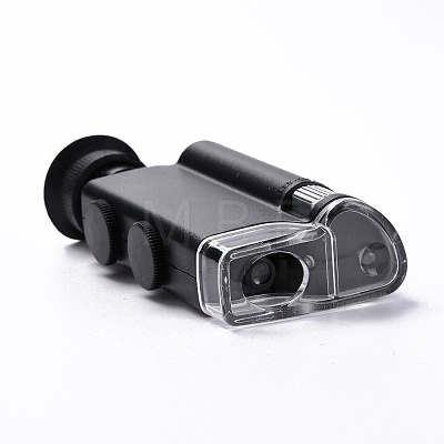 ABS Plastic LED Lighted Jewelry Loupe Magnifier AJEW-M032-01P-1