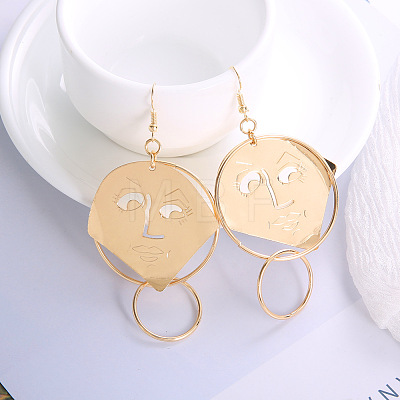 Alloy Dangle Earrings for Women WG8524E-01-1