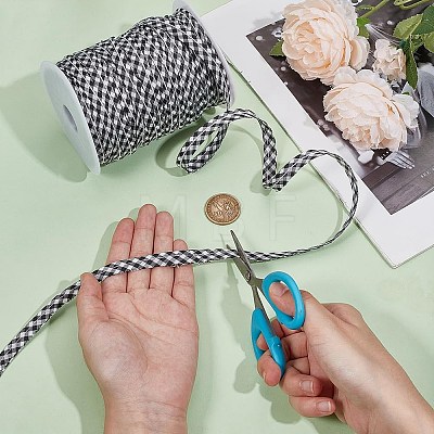 Polyester Tartan Lip Cord Trim SRIB-BC0001-34A-1