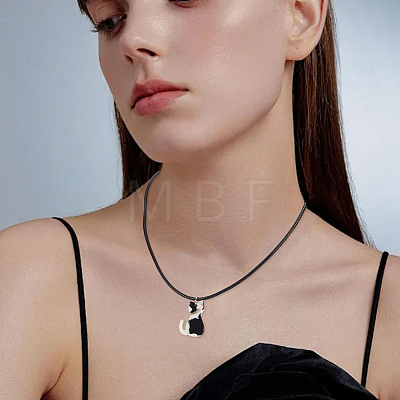 50Pcs Imitation Leather Round Cord Necklace Making NJEW-SC0001-89C-1