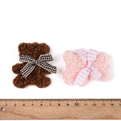 Bear with Bow Sew on Cloth Patches PATC-T002-03M-1