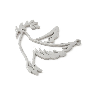 304 Stainless Steel Pendants STAS-G355-12P-1