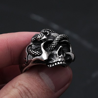 Retro Zinc Alloy Finger Rings for Men WGDA172-01-1