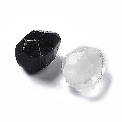 Natural Black Rutilated Quartz Beads G-F747-03B-1
