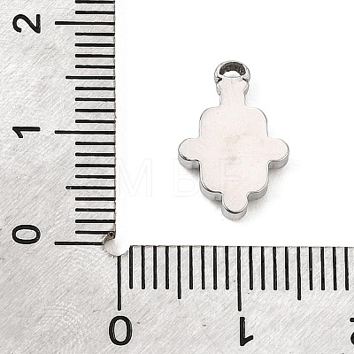 304 Stainless Steel Pendant Cabochons Settings SA-CBA0563-29P-1
