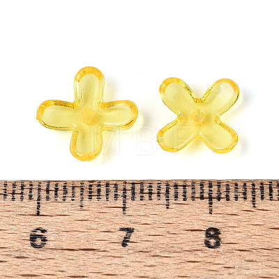 Transparent Plastic Bead Caps KY-N025-08-1
