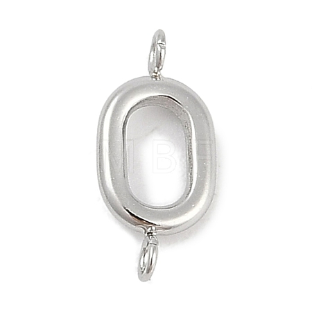 304 Stainless Steel Letter Connector Charms LS-STAS-M108-01P-15-1