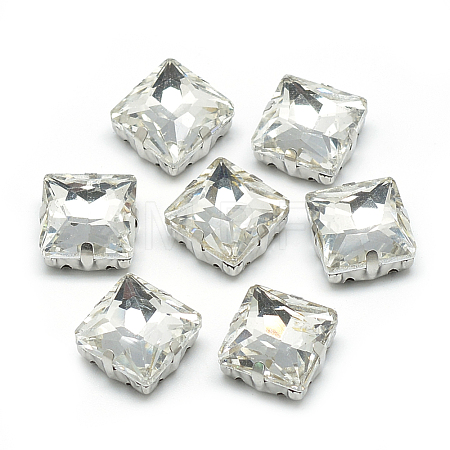 Sew on Rhinestone RGLA-T037-12x12mm-01-1
