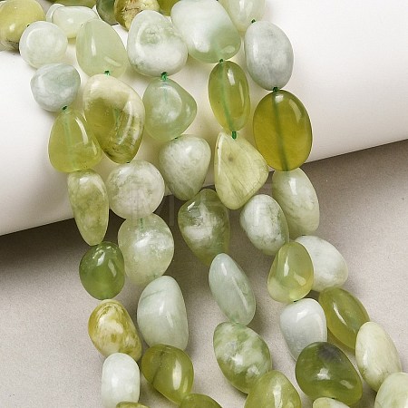 Natural Xiuyan Jade Beads Strands G-A284-A04-01-1