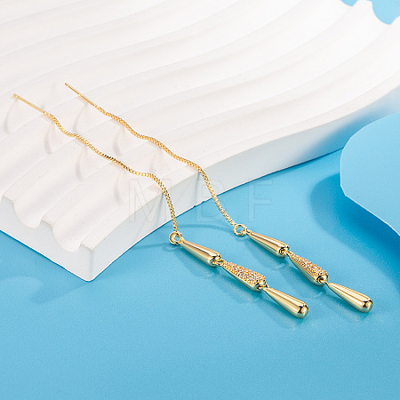 Brass Rhinestone Ear Thread for Women WGADA80-01-1