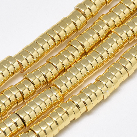 Electroplate Non-magnetic Synthetic Hematite Beads Strands X-G-Q465-37G-1