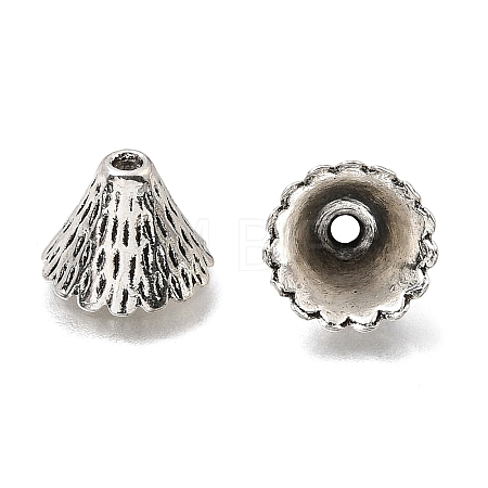 Tibetan Style Alloy Bead Caps FIND-Z128-08AS-01-1
