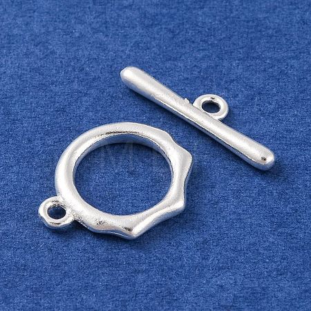 Brass Toggle Clasps KK-U024-02S-1