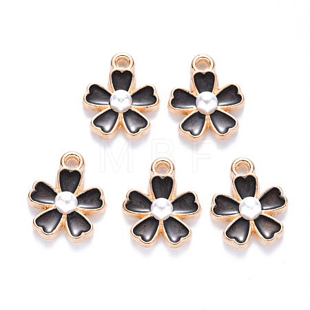Alloy Enamel Charms ENAM-N054-028D-1