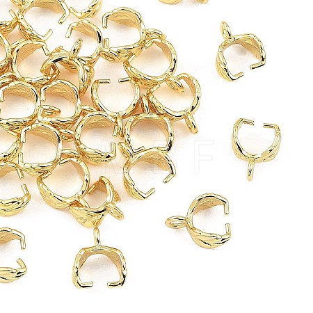 SHEGRACE Brass Ice Pick Pinch Bails XGRQ1R597-347G-1