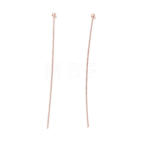 Brass Ball Head Pins X-KK-WH0058-02D-RG-1