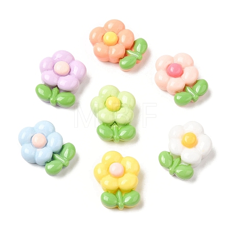 Cartoon Opaque Resin Cabochons RESI-C039-03E-1