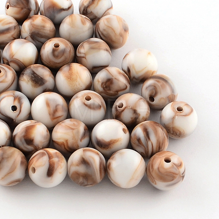 Opaque Acrylic Beads SACR-R853-12mm-207-1