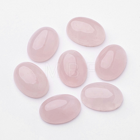 Natural Rose Quartz Cabochons G-ROSE18x13x5-1