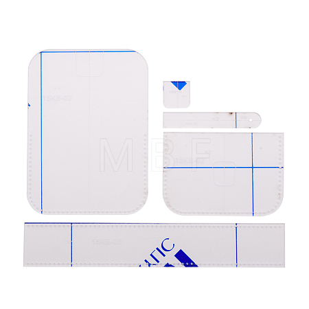 DIY Leather Waist Bag Acrylic Template TOOL-L007-05-1