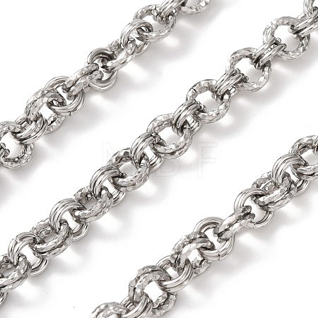 Double Link 304 Stainless Steel Cable Chain CHS-G049-03P-02-1