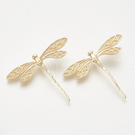 Brass Pendants KK-S343-27G-1