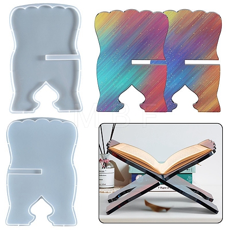 DIY Book Stand Silicone Molds DIY-I046-01-1