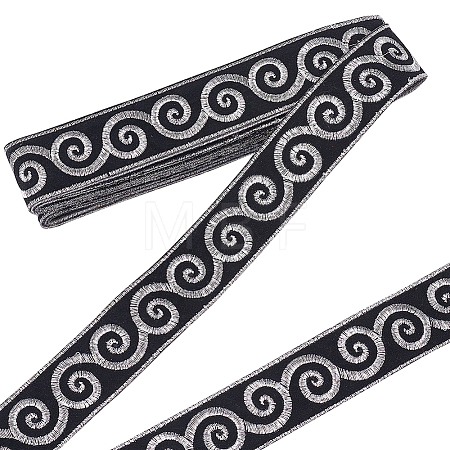 Ethnic Style Polyester Ribbon OCOR-WH0047-56B-01-1