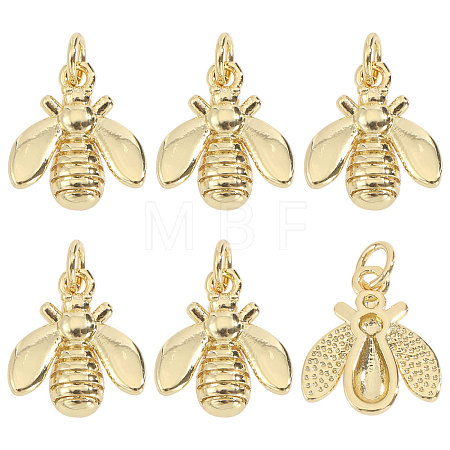6Pcs Brass Pendants KK-CA0003-84-1