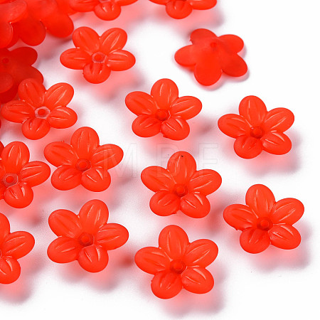 Frosted Acrylic Bead Caps MACR-S371-08A-712-1