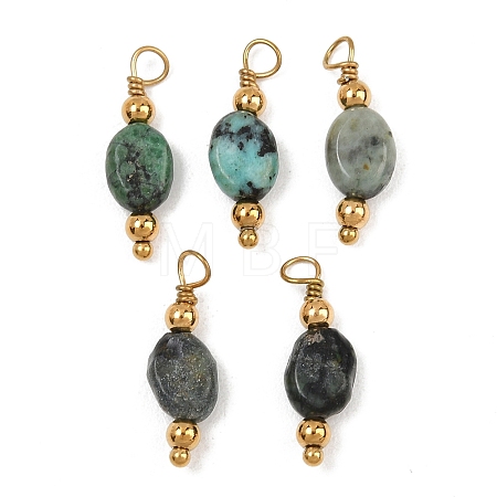 Natural African Turquoise(Jasper) Pendants GG-CBA5E56-05G-02-1