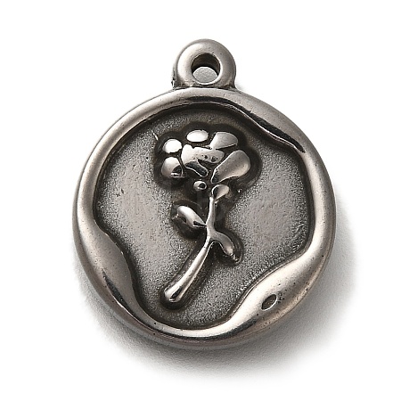 304 Stainless Steel Pendants STAS-H223-08AS-03-1