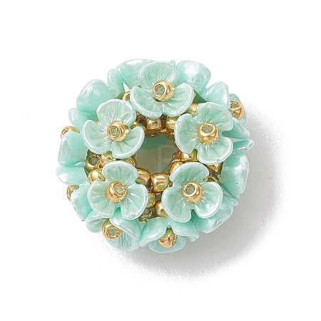 Resin Imitation Pearl Beads PALLOY-MZ01261-03-1