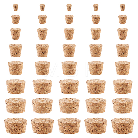 40Pcs 8 Styles Cork Stopper AJEW-ME0002-66-1