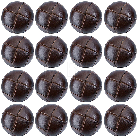 16Pcs 1-Hole Cowhide Shank Buttons FIND-CY0002-04A-1