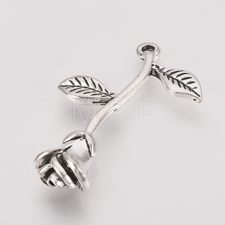 Tibetan Style Alloy Pendants TIBE-T011-48AS-LF-1