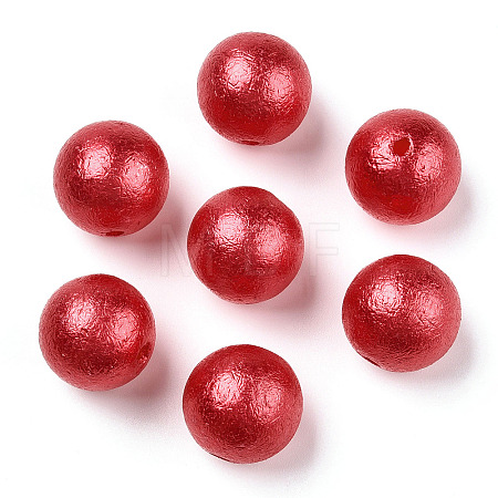 Acrylic Imitation Pearl Beads LS-OACR-T013-01A-10-1