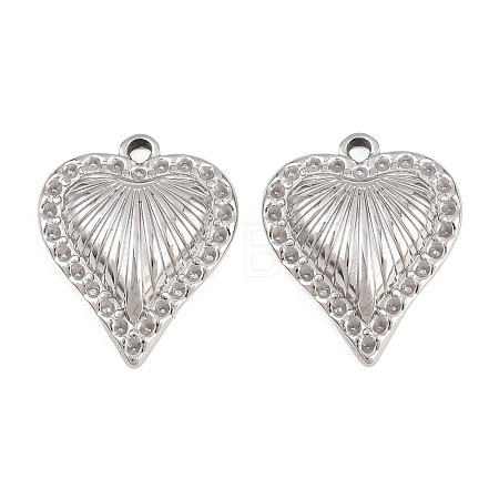 304 Stainless Steel Pendants Rhinestone Settings STAS-L317-48P-1