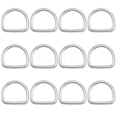 304 Stainless Steel D Rings STAS-CP0001-05C-1