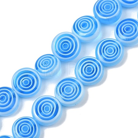 Handmade Lampwork Beads Strands LK-R004-50D-1